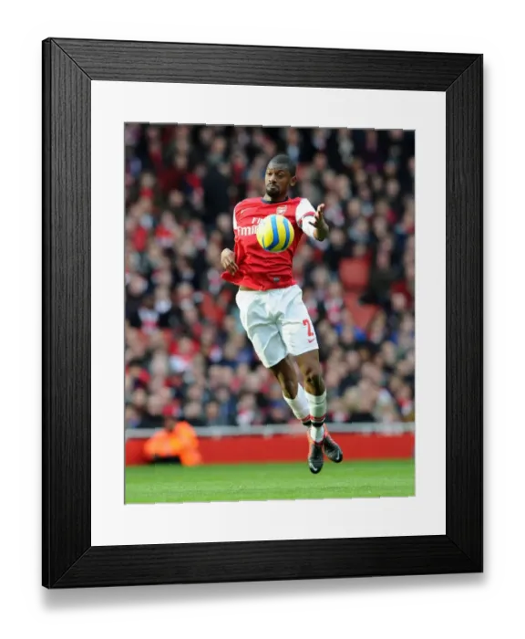 Framed Print : Abou Diaby: Arsenal's Midfield Warrior in FA Cup Battle against Blackburn Rovers (2012-13)