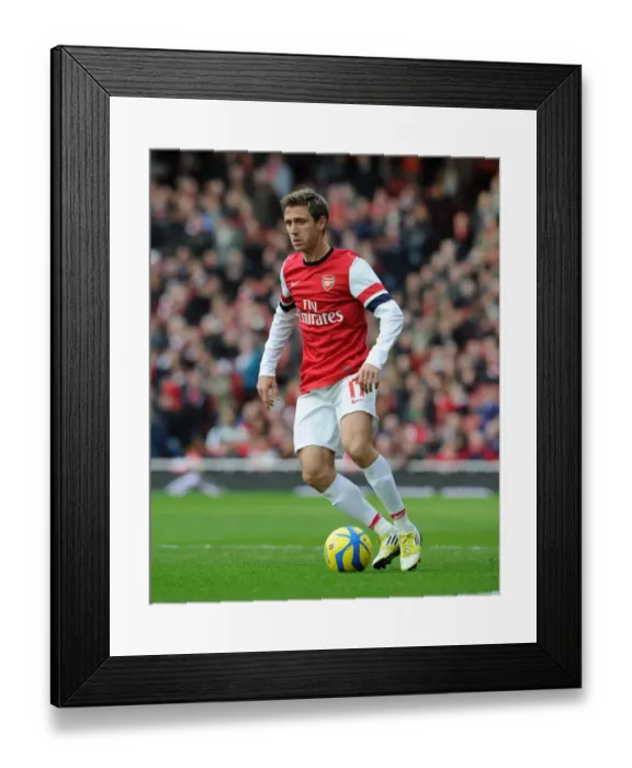 Framed Print : Nacho Monreal Focuses in FA Cup Fifth Round: Arsenal vs. Blackburn Rovers Framed Print : Nacho Monreal Focuses in FA Cup Fifth Round: Arsenal vs. Blackburn Rovers