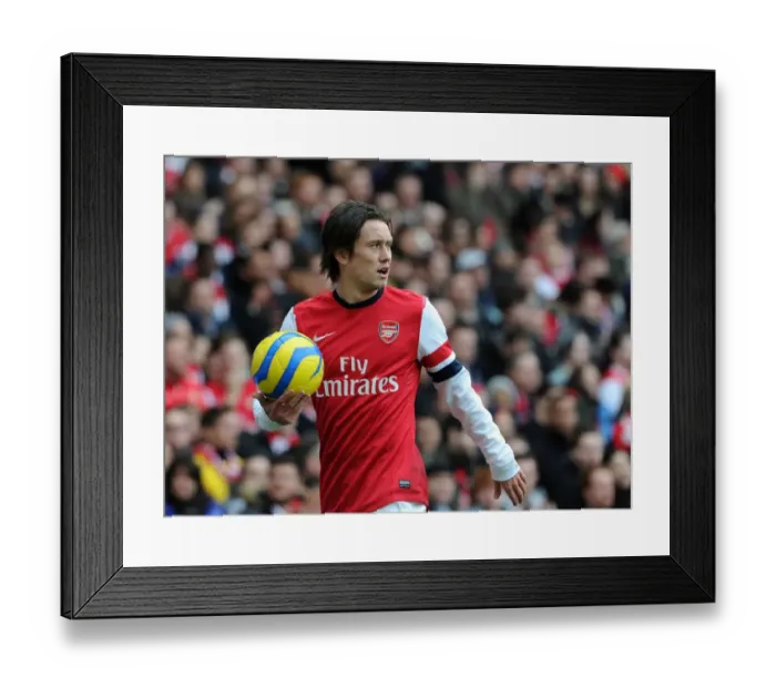Framed Print : Tomas Rosicky in Action for Arsenal against Blackburn Rovers in FA Cup Fifth Round