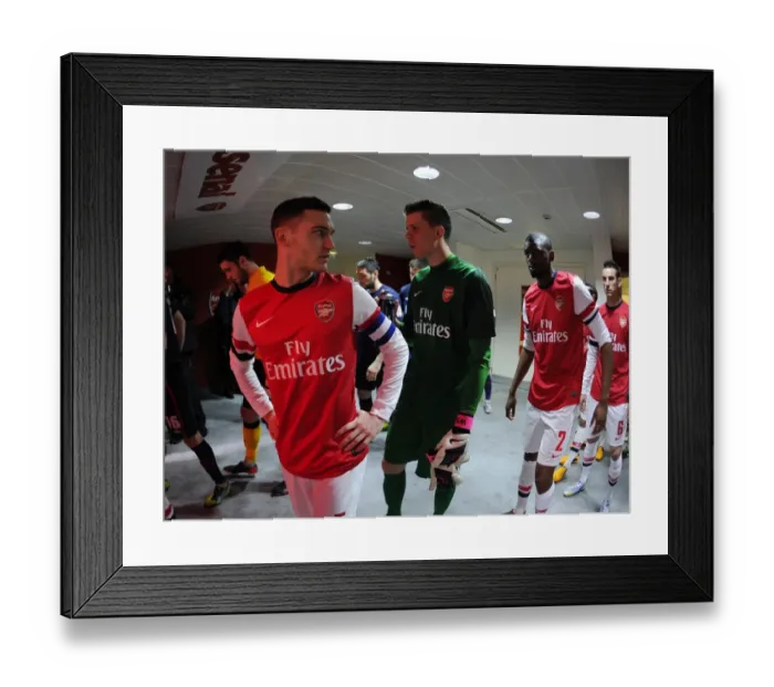 Framed Print : Thomas Vermaelen and Wojciech Szczesny (Arsenal). Arsenal 0: 1 Blackburn Rovers. FA Cup 5th Round Framed Print : Thomas Vermaelen and Wojciech Szczesny (Arsenal). Arsenal 0: 1 Blackburn Rovers. FA Cup 5th Round