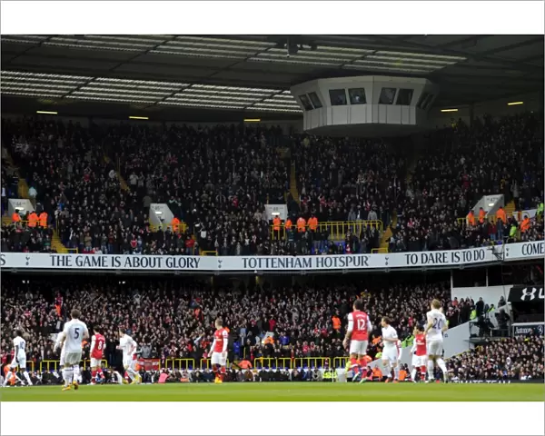 Arsenal fans. Tottenham Hotspur 2: 1 Arsenal. Barclays Premier League. White Hart Lane, 3  /  3  /  13