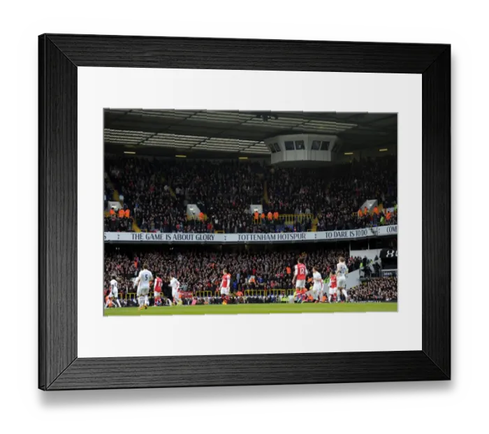 Framed Print : Arsenal fans. Tottenham Hotspur 2: 1 Arsenal. Barclays Premier League. White Hart Lane, 3 / 3 / 13 Framed Print : Arsenal fans. Tottenham Hotspur 2: 1 Arsenal. Barclays Premier League. White Hart Lane, 3 / 3 / 13