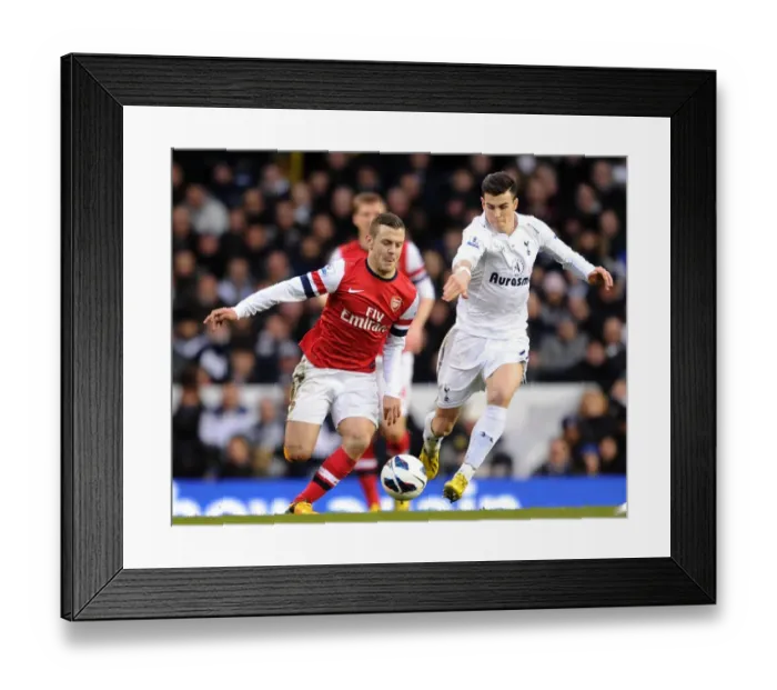 Framed Print : Jack Wilshere vs. Gareth Bale: Battle at White Hart Lane (Tottenham Hotspur v Arsenal, Premier League 2012-13) Framed Print : Jack Wilshere vs. Gareth Bale: Battle at White Hart Lane (Tottenham Hotspur v Arsenal, Premier League 2012-13)