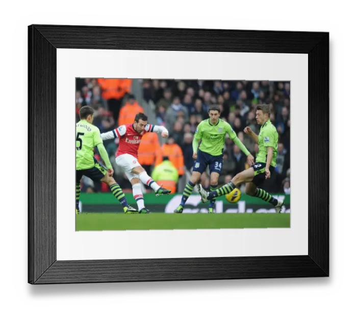 Framed Print : Santi Cazorla Scores Stunner: Arsenal vs. Aston Villa, Premier League 2012-13 Framed Print : Santi Cazorla Scores Stunner: Arsenal vs. Aston Villa, Premier League 2012-13