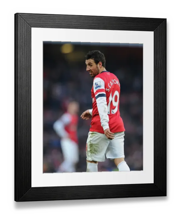 Framed Print : Santi Cazorla in Action: Arsenal vs. Aston Villa, Premier League 2012-13 Framed Print : Santi Cazorla in Action: Arsenal vs. Aston Villa, Premier League 2012-13