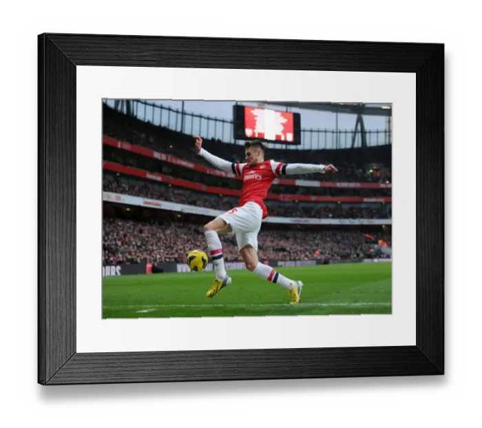 Framed Print : Arsenal's Carl Jenkinson in Action Against Aston Villa - Premier League 2012-13 Framed Print : Arsenal's Carl Jenkinson in Action Against Aston Villa - Premier League 2012-13