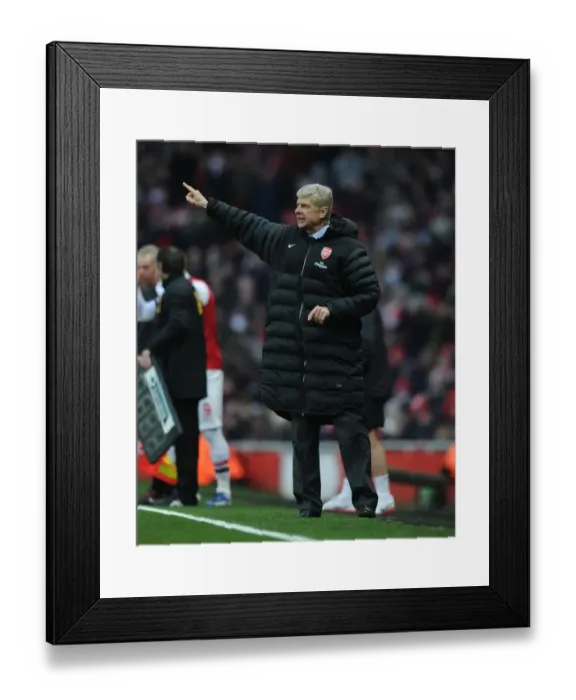 Framed Print : Arsene Wenger Leads Arsenal Against Aston Villa in the Premier League (2012-13) Framed Print : Arsene Wenger Leads Arsenal Against Aston Villa in the Premier League (2012-13)