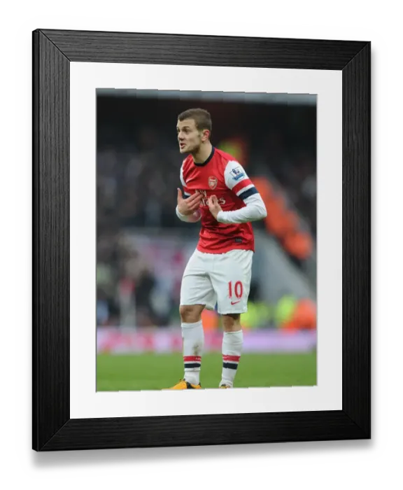 Framed Print : Jack Wilshere in Action: Arsenal vs. Aston Villa, Premier League 2012-13 Framed Print : Jack Wilshere in Action: Arsenal vs. Aston Villa, Premier League 2012-13