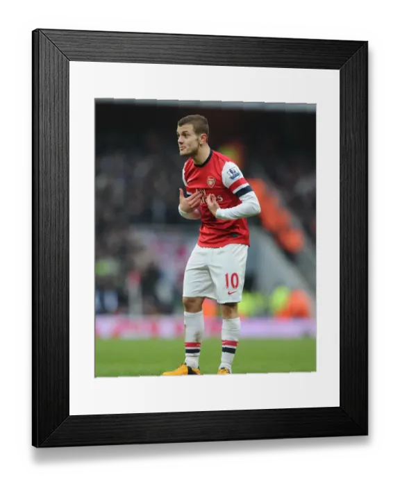 Framed Print : Jack Wilshere in Action: Arsenal vs Aston Villa, Premier League 2012-13 Framed Print : Jack Wilshere in Action: Arsenal vs Aston Villa, Premier League 2012-13