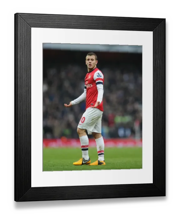 Framed Print : Jack Wilshere: Arsenal Midfielder in Action Against Aston Villa, Premier League 2012-13 Framed Print : Jack Wilshere: Arsenal Midfielder in Action Against Aston Villa, Premier League 2012-13