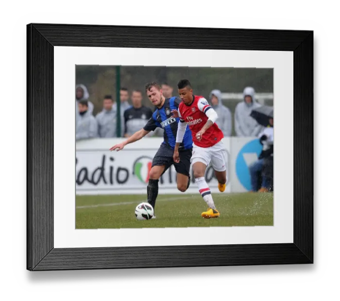 Framed Print : Angha vs. Spendlhofer: Clash of the NextGen Series U19 Stars - Inter Milan vs. Arsenal