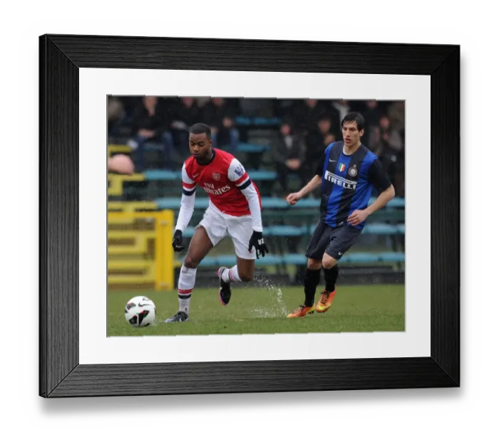Framed Print : NextGen Series: Zak Ansah vs. Belloni - Inter Milan U19 vs. Arsenal U19 Framed Print : NextGen Series: Zak Ansah vs. Belloni - Inter Milan U19 vs. Arsenal U19