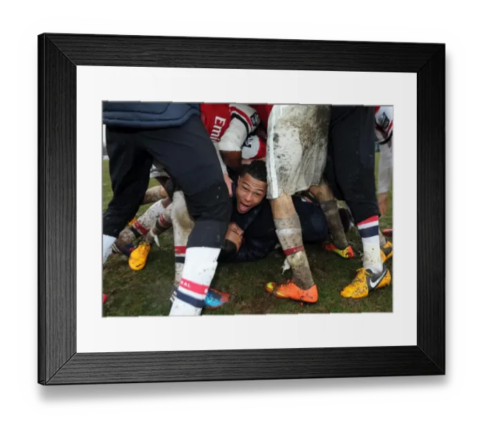 Framed Print : Serge Gnabry Celebrates Goal: Inter Milan U19 vs Arsenal U19, NextGen Series 2012-13 Framed Print : Serge Gnabry Celebrates Goal: Inter Milan U19 vs Arsenal U19, NextGen Series 2012-13