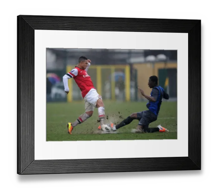 Framed Print : Clash of Young Talents: Inter Milan U19 vs. Arsenal U19 - Gnabry vs. Donkor Framed Print : Clash of Young Talents: Inter Milan U19 vs. Arsenal U19 - Gnabry vs. Donkor