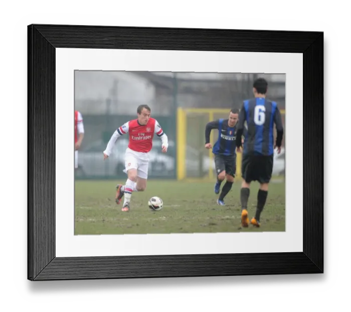 Framed Print : Austin Lipman (Arsenal). Inter Milan U19 0: 1 Arsenal U19. NextGen Series. Last 16