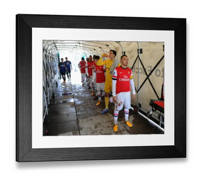 Framed Print : Nico Yennaris (Arsenal). Inter Milan U19 0: 1 Arsenal U19. NextGen Series. Last 16