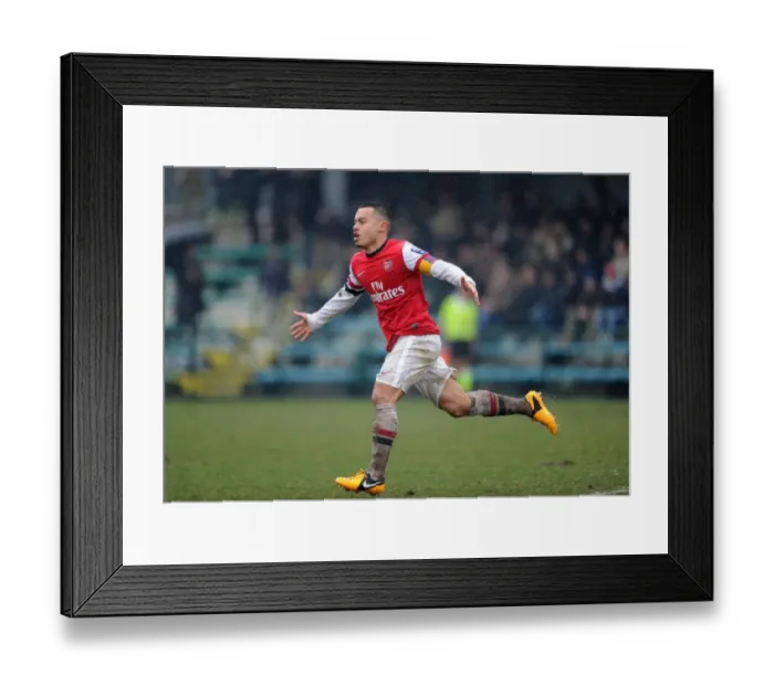 Framed Print : Nico Yennaris Scores for Arsenal U19 Against Inter Milan U19 in Milan, 2013 Framed Print : Nico Yennaris Scores for Arsenal U19 Against Inter Milan U19 in Milan, 2013