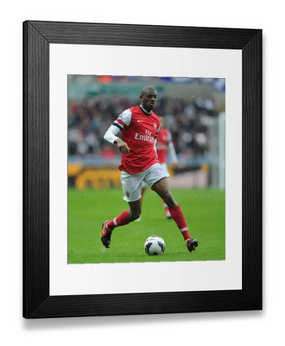 Framed Print : Abou Diaby in Action: Swansea City vs. Arsenal, Premier League 2012-13 Framed Print : Abou Diaby in Action: Swansea City vs. Arsenal, Premier League 2012-13