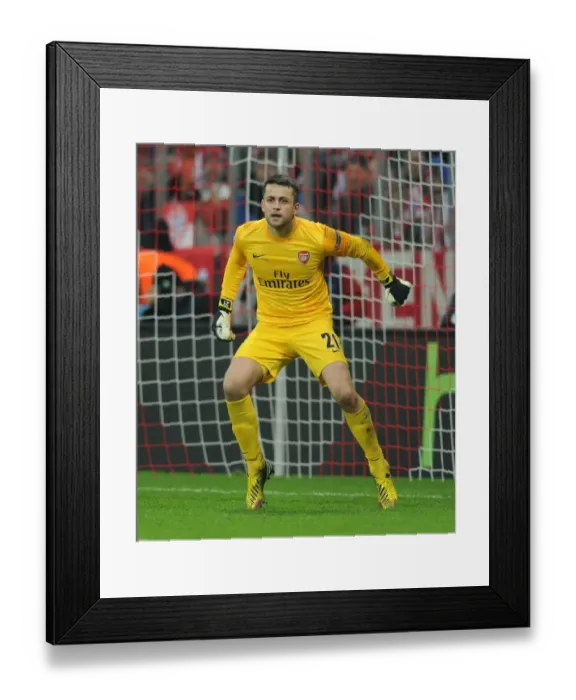 Framed Print : Unyielding Guardian: Lukasz Fabianski's Valiant Performance at Bayern Munich's Arena (UEFA Champions League 2012-13) Framed Print : Unyielding Guardian: Lukasz Fabianski's Valiant Performance at Bayern Munich's Arena (UEFA Champions League 2012-13)