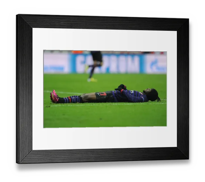 Framed Print : Gervinho Faces Bayern Munchen in UEFA Champions League Showdown (2012-13)