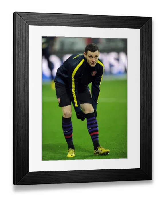Framed Print : Thomas Vermaelen: Arsenal's Defiant Face-off Against Bayern Munchen in the UEFA Champions League (2012-13) Framed Print : Thomas Vermaelen: Arsenal's Defiant Face-off Against Bayern Munchen in the UEFA Champions League (2012-13)