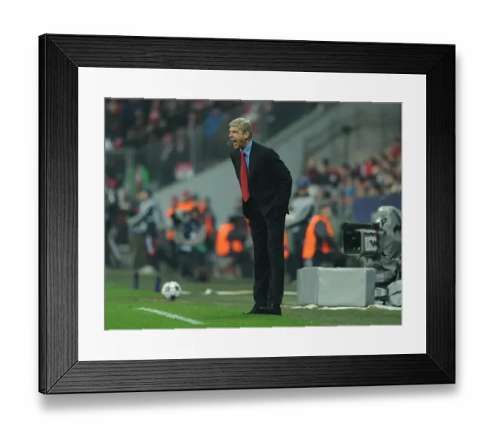 Framed Print : Arsene Wenger at Bayern Munich: Arsenal's Champions League Showdown (2012-13) Framed Print : Arsene Wenger at Bayern Munich: Arsenal's Champions League Showdown (2012-13)