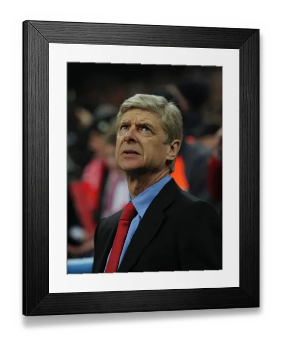 Framed Print : Arsene Wenger at Bayern Munich: Arsenal's Champions League Showdown