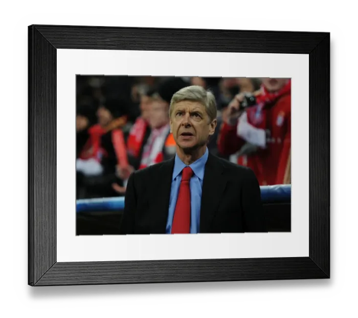 Framed Print : Arsene Wenger at Bayern Munich: Arsenal's Champions League Showdown (2012-13)