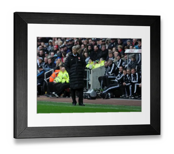 Framed Print : Arsene Wenger at Swansea City: Premier League Showdown 2013