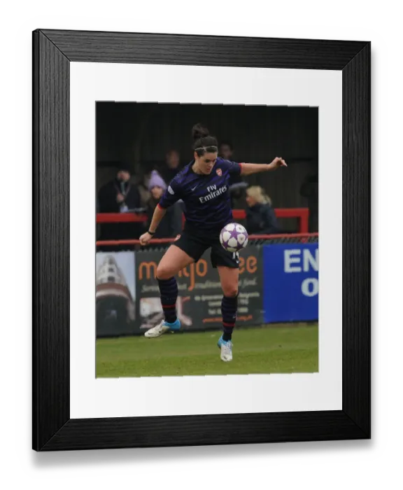 Framed Print : Arsenal Ladies vs. ASD Torres CF: Jennifer Beattie in Quarterfinal Action of the UEFA Women's Champions League Framed Print : Arsenal Ladies vs. ASD Torres CF: Jennifer Beattie in Quarterfinal Action of the UEFA Women's Champions League