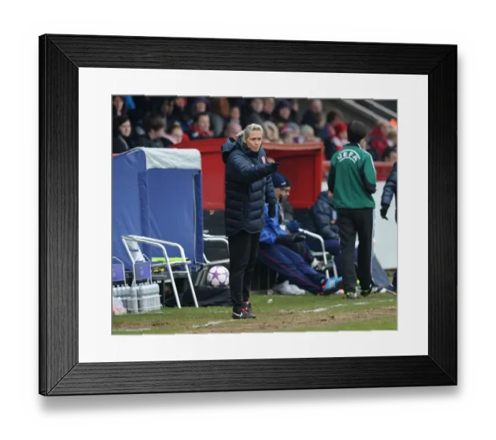 Framed Print : Shelley Kerr Leads Arsenal Ladies in UEFA Women's Champions League Quarterfinal Match Framed Print : Shelley Kerr Leads Arsenal Ladies in UEFA Women's Champions League Quarterfinal Match