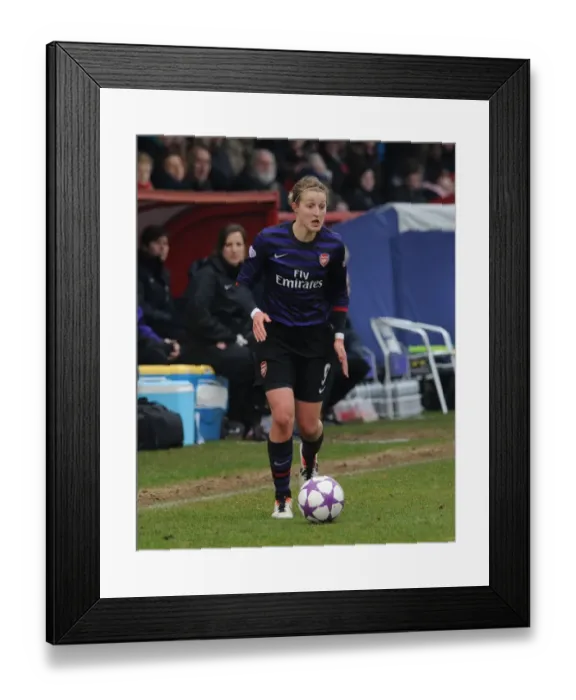 Framed Print : Ellen White in Action: Arsenal Ladies FC vs. ASD Torres CF, UEFA Women's Champions League Quarterfinals