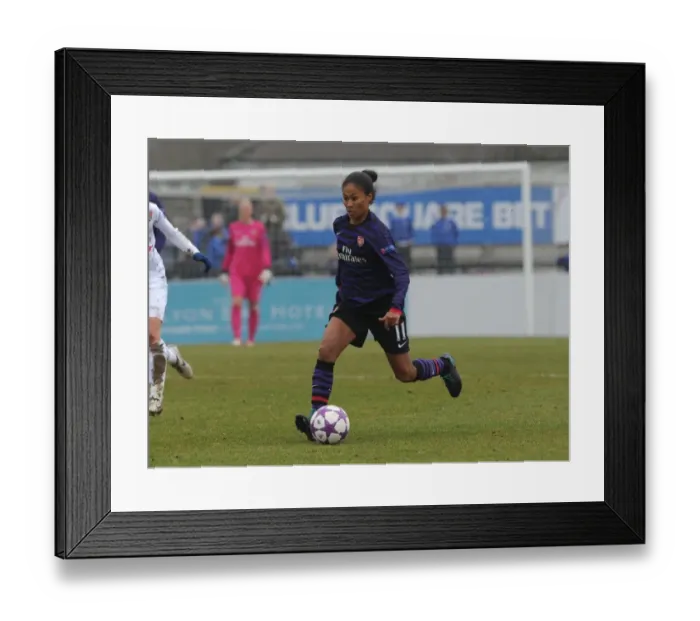 Framed Print : Rachel Yankey (Arsenal Ladies). Arsenal Ladies 3: 1 ASD Torres. Womens UEFA Cup. 1 / 4 Final, 1st Leg Framed Print : Rachel Yankey (Arsenal Ladies). Arsenal Ladies 3: 1 ASD Torres. Womens UEFA Cup. 1 / 4 Final, 1st Leg