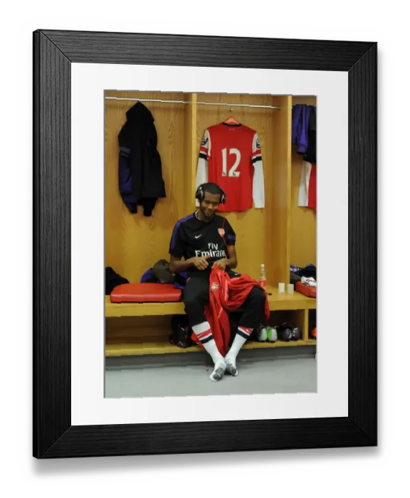 Framed Print : Zak Ansah's Victory: Arsenal U19 vs CSKA Moscow U19, NextGen Series 1 / 4 Final at Emirates Stadium