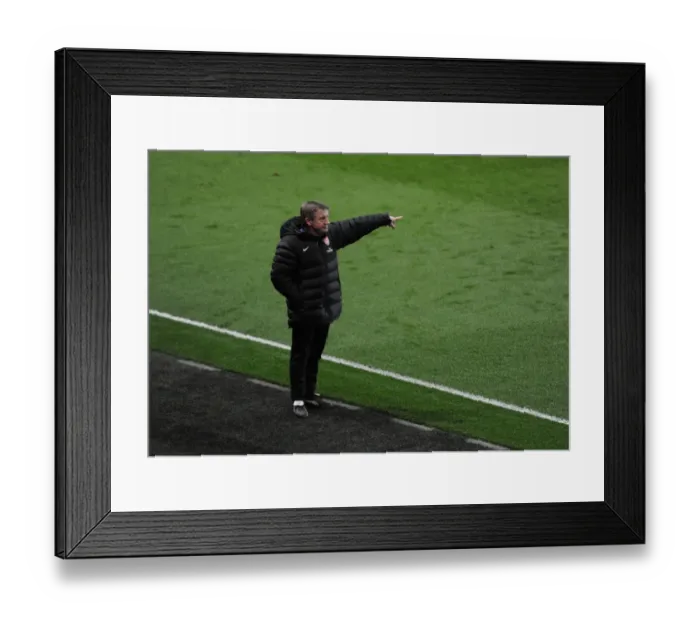 Framed Print : Terry Burton Coaches Arsenal U19 Against CSKA U19 in NextGen Series Quarterfinal Framed Print : Terry Burton Coaches Arsenal U19 Against CSKA U19 in NextGen Series Quarterfinal