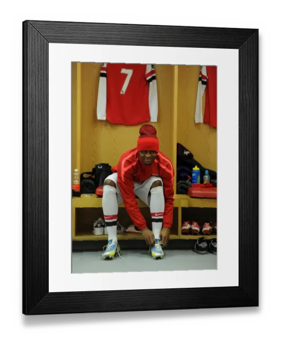 Framed Print : Kyle Ebecilio: Arsenal U19's Focus Before 1:0 Victory Over CSKA Moscow U19 in NextGen Series Quarterfinals