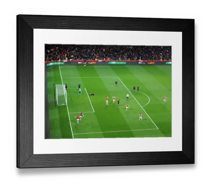 Framed Print : Serge Gnabry Scores for Arsenal U19 against CSKA U19 in NextGen Series Quarter Final