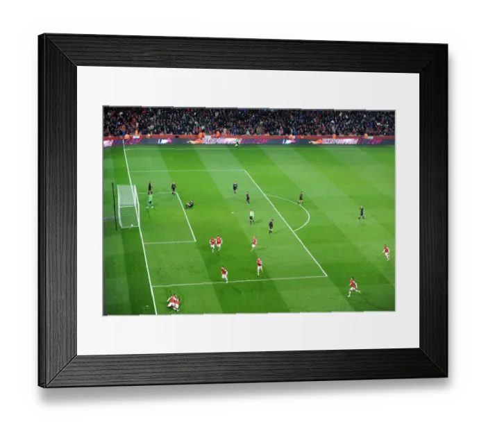 Framed Print : Serge Gnabry Scores for Arsenal U19 in NextGen Series Quarterfinals