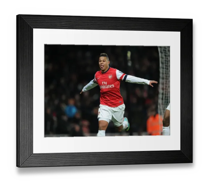 Framed Print : Serge Gnabry Scores for Arsenal U19 in NextGen Series Quarterfinal