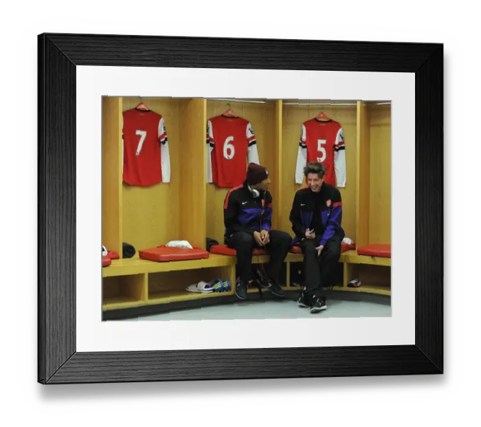 Framed Print : Isaac Hayden and Josh Vickers (Arsenal). Arsenal U19 1: 0 CSKA Moscow U19. NextGen Series