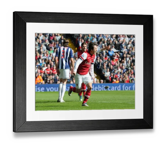 Framed Print : Tomas Rosicky's Game-Winning Goal: Arsenal's Triumph at West Bromwich Albion (2012-13)