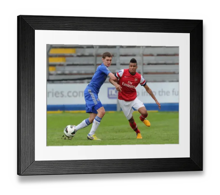 Framed Print : Arsenal's Martin Angha Outmaneuvers Chelsea's Andreas Christensen in NextGen Series Semi-Final Framed Print : Arsenal's Martin Angha Outmaneuvers Chelsea's Andreas Christensen in NextGen Series Semi-Final