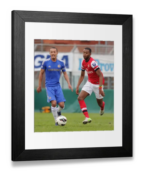 Framed Print : Zak Ansah (Arsenal). Arsenal 3: 4 Chelsea. NextGen Series 1  /  2 Final. Stadio Como. Como
