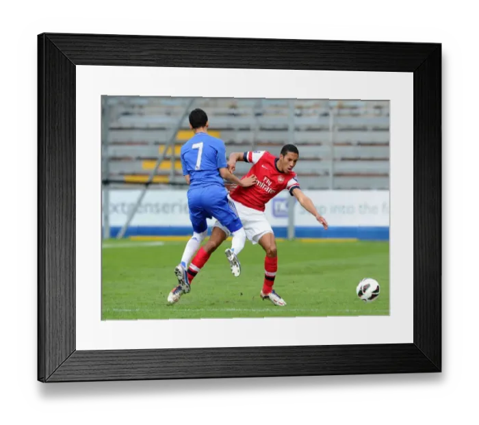 Framed Print : Arsenal U19 vs Chelsea U19: Tense Semi-Final Clash in NextGen Series - Hayden Fouls Kiwomya Framed Print : Arsenal U19 vs Chelsea U19: Tense Semi-Final Clash in NextGen Series - Hayden Fouls Kiwomya