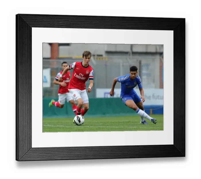Framed Print : Showdown at the NextGen Series: Olsson vs. Cheek, Arsenal U19 vs. Chelsea U19