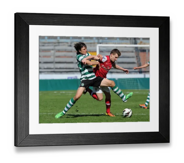 Framed Print : Arsenal U19 vs. Sporting Lisbon U19: Thomas Eisfeld vs. Joao Palhinha in the NextGen Series 3rd Place Play Off Framed Print : Arsenal U19 vs. Sporting Lisbon U19: Thomas Eisfeld vs. Joao Palhinha in the NextGen Series 3rd Place Play Off