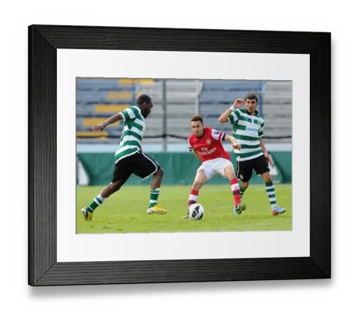 Framed Print : Clash of Young Talents: Ormonde-Ottewill vs. Riquicho and Esgaio in Arsenal U19's NextGen Series Showdown