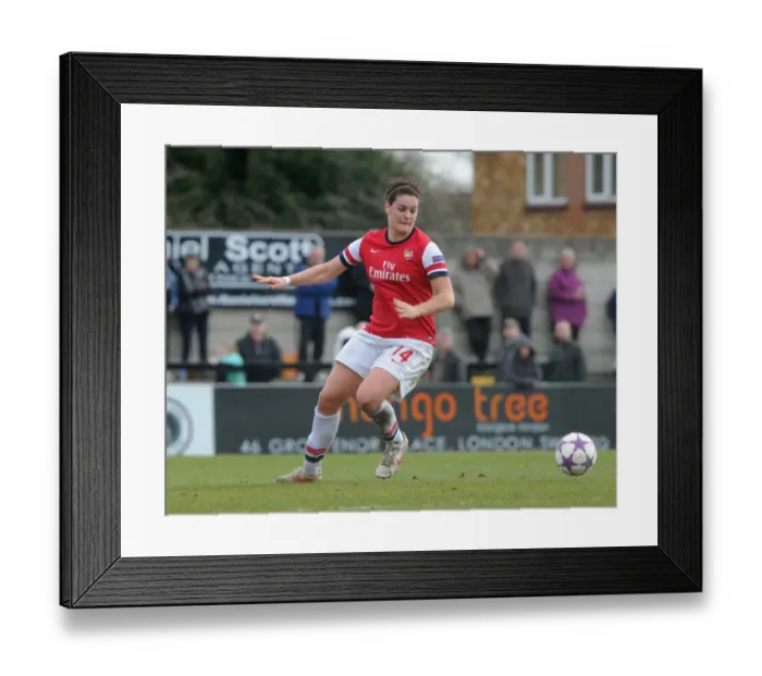 Framed Print : Jennifer Beattie in Action: Arsenal Ladies FC vs. VfL Wolfsburg, 2013 UEFA Women's Champions League Semi-Finals Framed Print : Jennifer Beattie in Action: Arsenal Ladies FC vs. VfL Wolfsburg, 2013 UEFA Women's Champions League Semi-Finals
