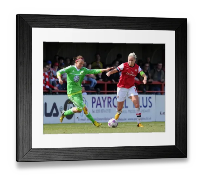 Framed Print : Steph Houghton vs. Viola Odebrecht: A Champion's Showdown in the UEFA Women's Semi-Finals Framed Print : Steph Houghton vs. Viola Odebrecht: A Champion's Showdown in the UEFA Women's Semi-Finals