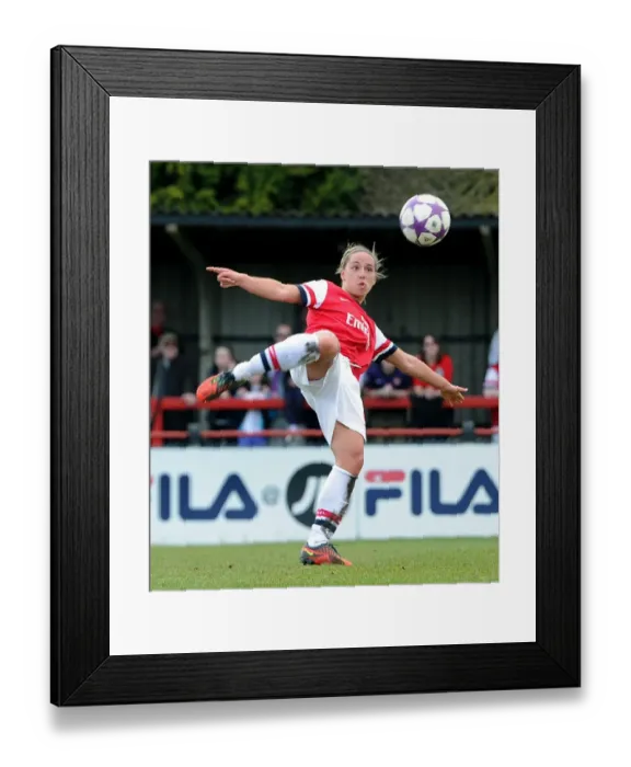 Framed Print : Jordan Nobbs in Action: Arsenal Ladies Reach UEFA Women's Champions League Semi-Finals (2013) Framed Print : Jordan Nobbs in Action: Arsenal Ladies Reach UEFA Women's Champions League Semi-Finals (2013)
